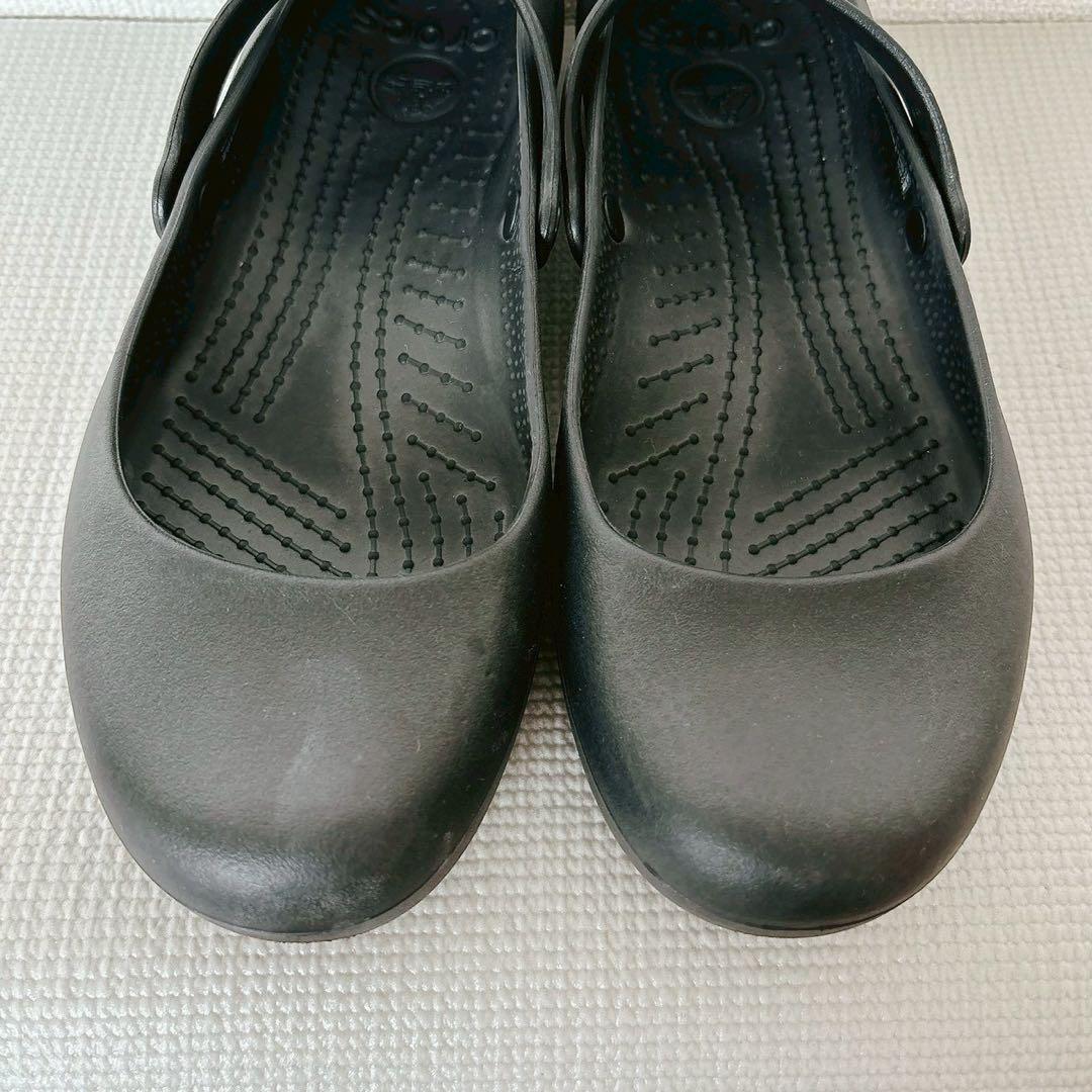 美品✨クロックス アリスワーク 黒 W9 25.0 メリージェーン