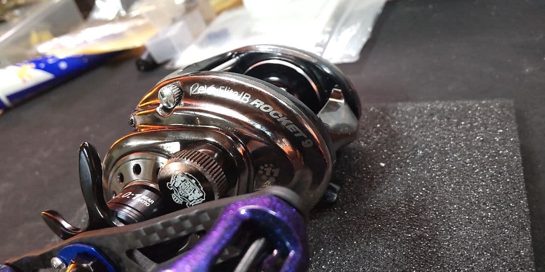 最終お値下げアブガルシア レボ エリートIB ロケット9 Custom品180g