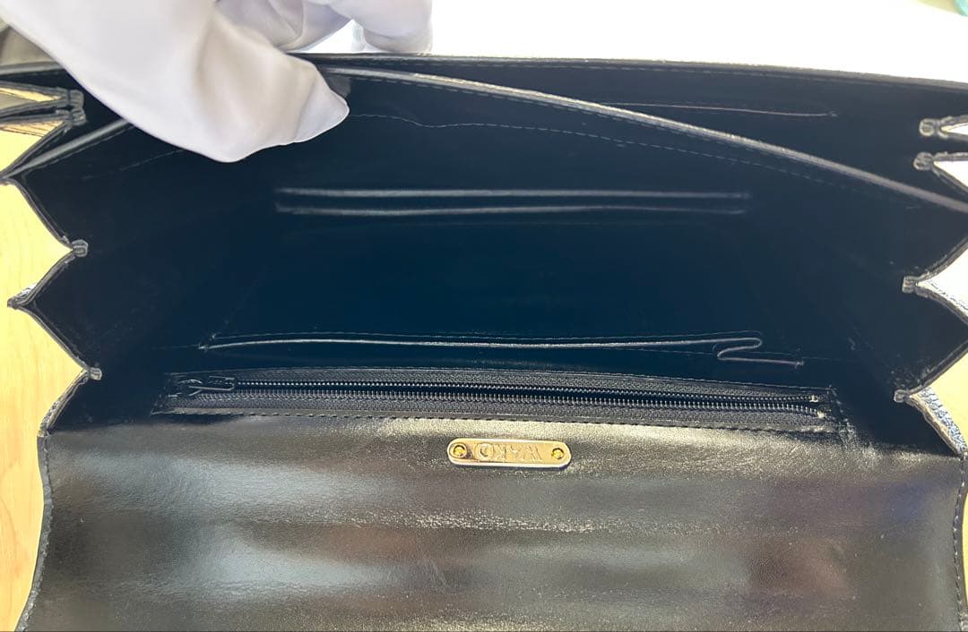 和光　WAKO 銀座和光 ハンドバッグ　クロコ　フォーマル