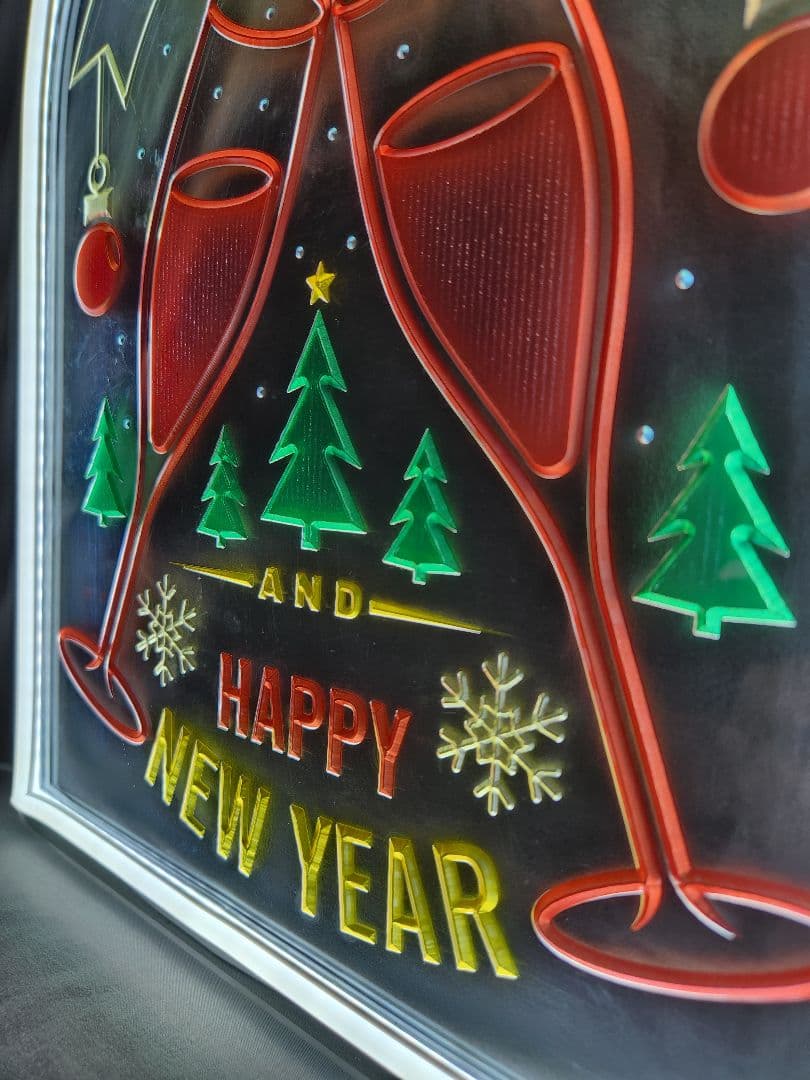 【ラスト１点】クリスマス　新年　ネオンサイン 　装飾　インテリア　照明