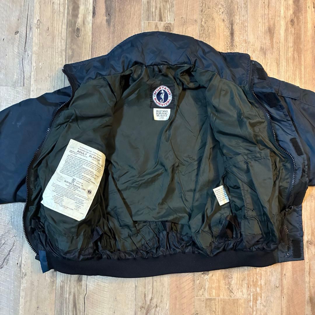 マスタングサバイバル　フローテーションジャケット　防寒　ネイビーブルー　XL