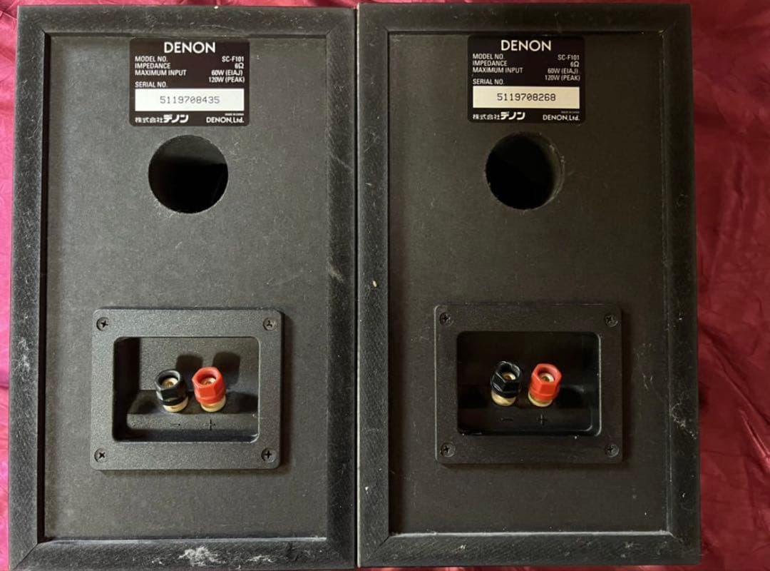DENON SC-F101 デノン高音質３wayスピーカー◇除菌クリーニング品
