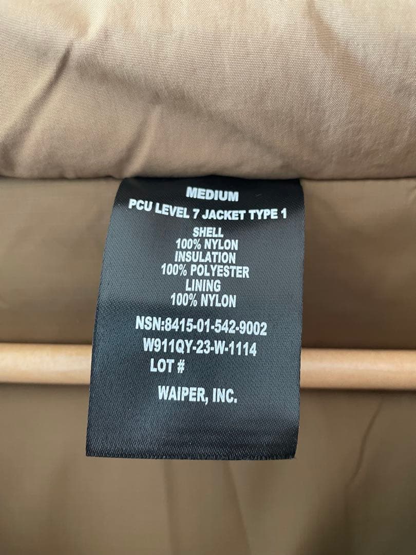 ジャケット・アウター PCU LEVEL 7 JACKET TYPE 1