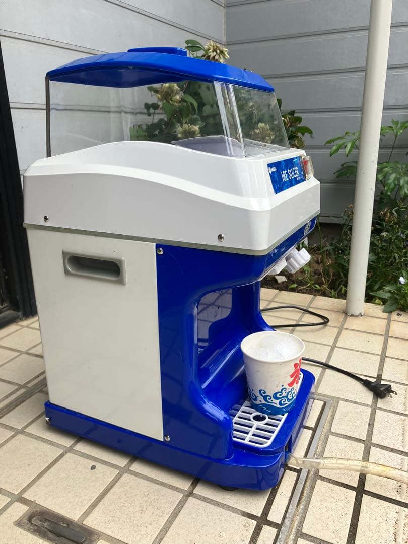 HAIGE ICE SLICER かき氷機 青/白