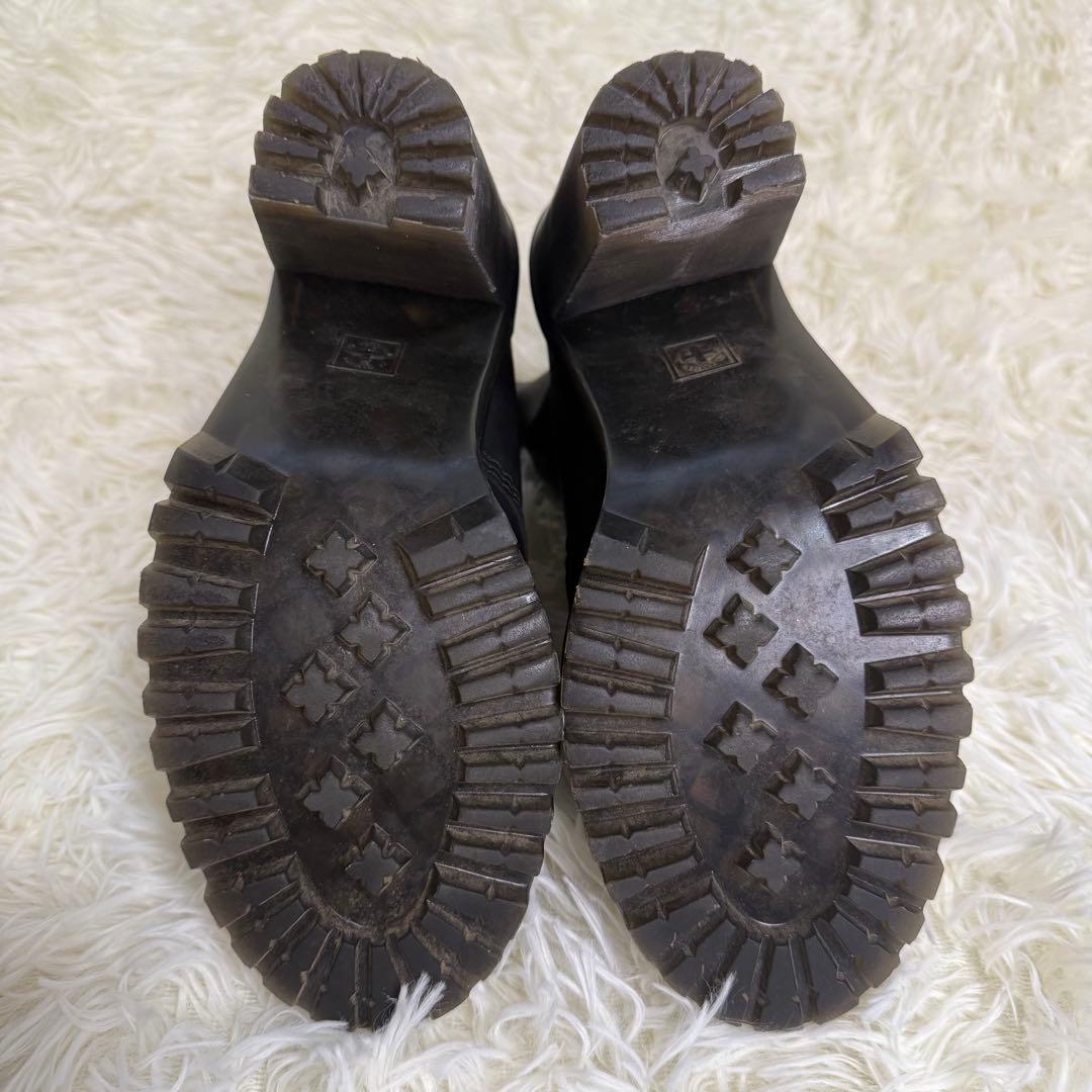 Dr.Martens チャンキーヒールブーツ ブラック 10ホール 24cm