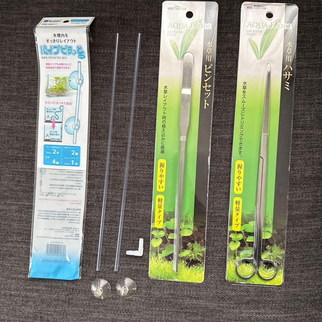 水槽セット Tetraフィルター GEX LED ヒーター エアーポンプ