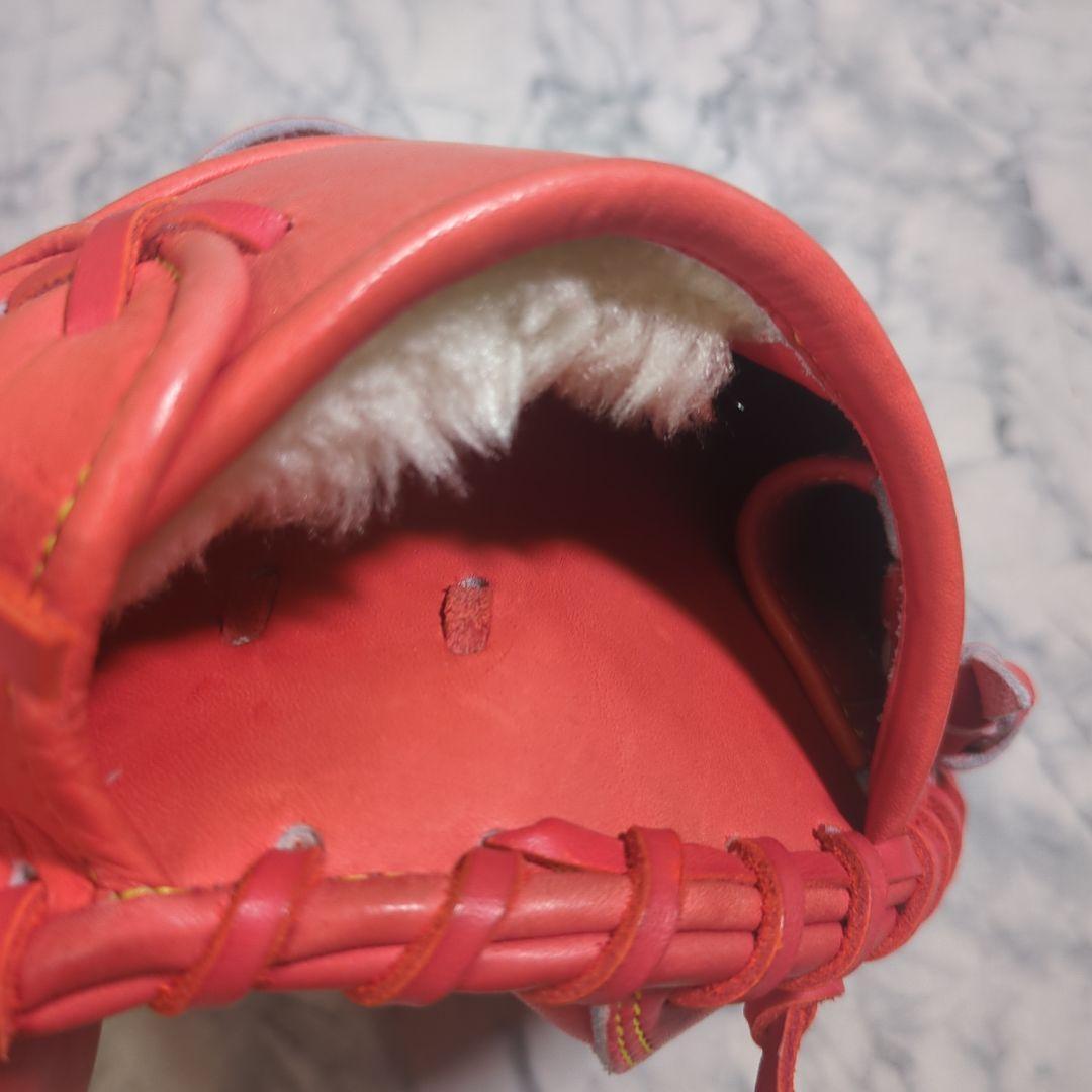 【未使用・タグ付き】アシックス　硬式野球用キャッチャーミット オレンジ