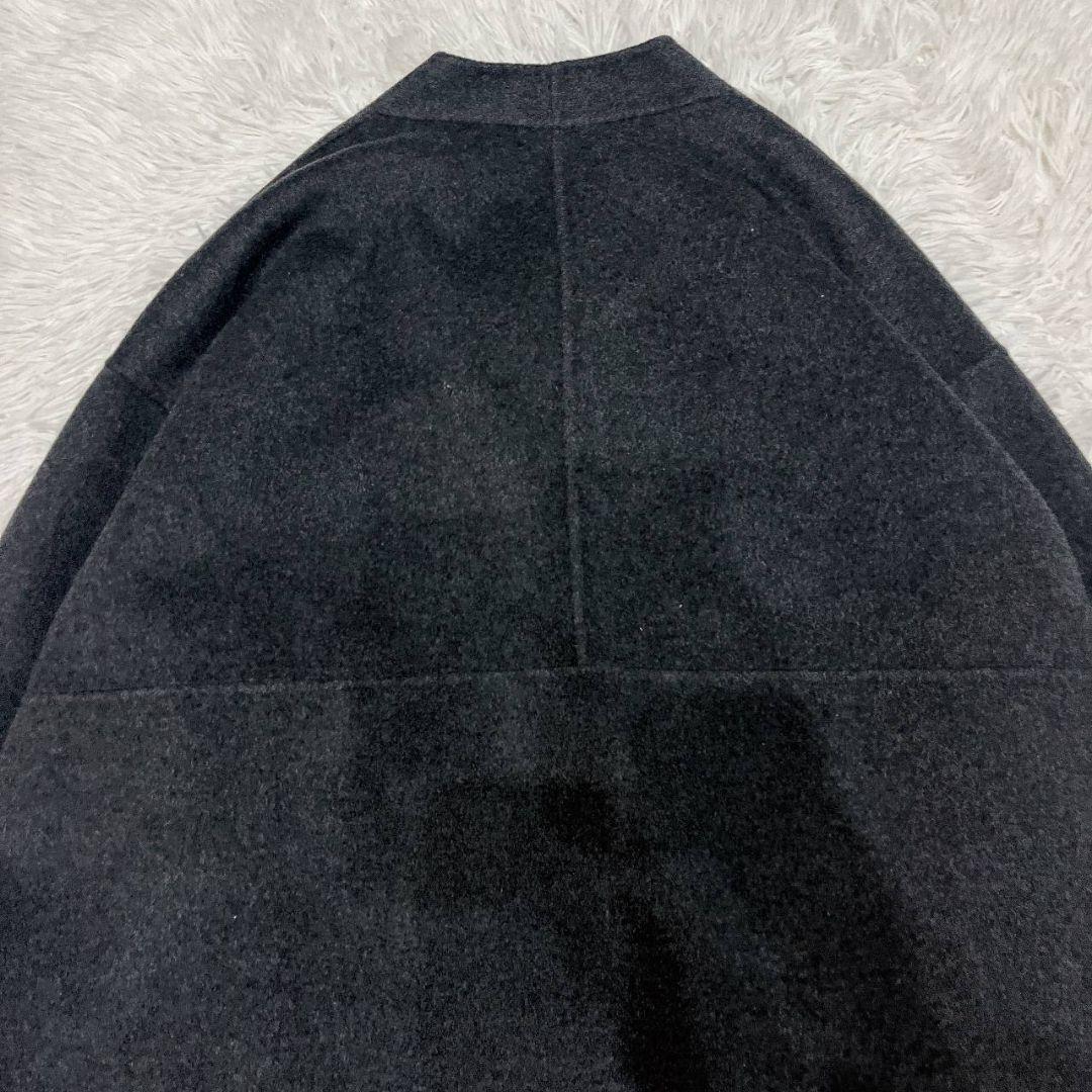 アーバンリサーチドアーズ　ウールリバーミドルガウンコート　チャコール