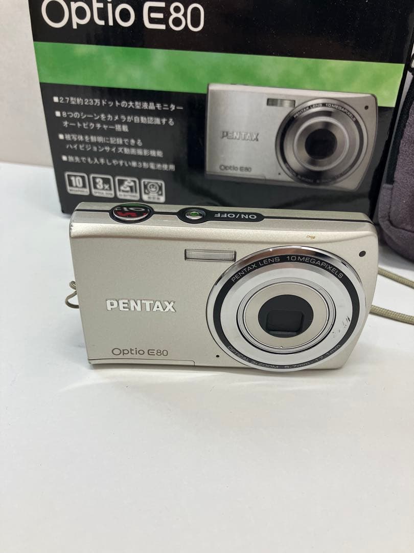 PENTAX Optio E80 コンパクトデジタルカメラ　【3841】