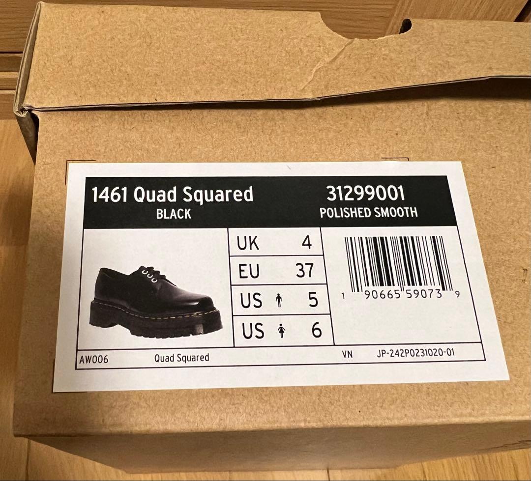 ドクターマーチン 1461 スクエア 31299001 厚底 3ホール