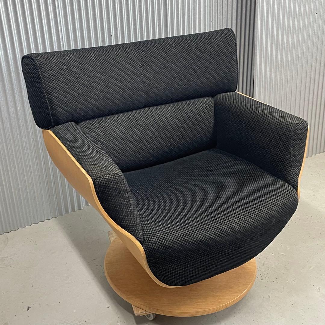 【冨士ファニチア】 Tapio タピオ　パーソナルチェア 回転式 木製フレーム