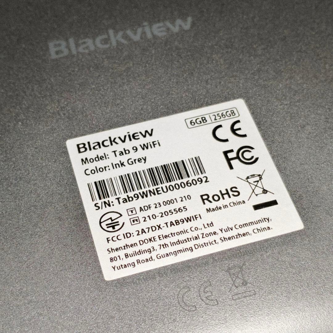 Blackview Tab 9 WiFi 11インチタブレット 256GB