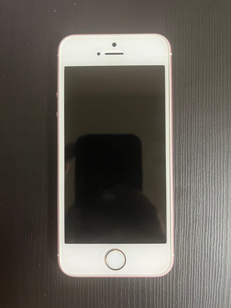 Apple iPhone SE ローズゴールド バッテリー残量91％！
