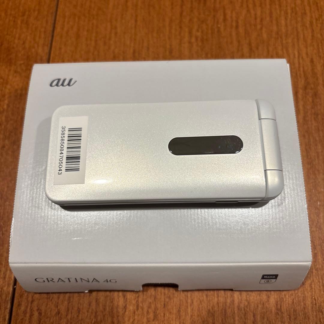 新品未使用 SIMフリー au GRATINA 4G KYF31 ホワイト訳あり