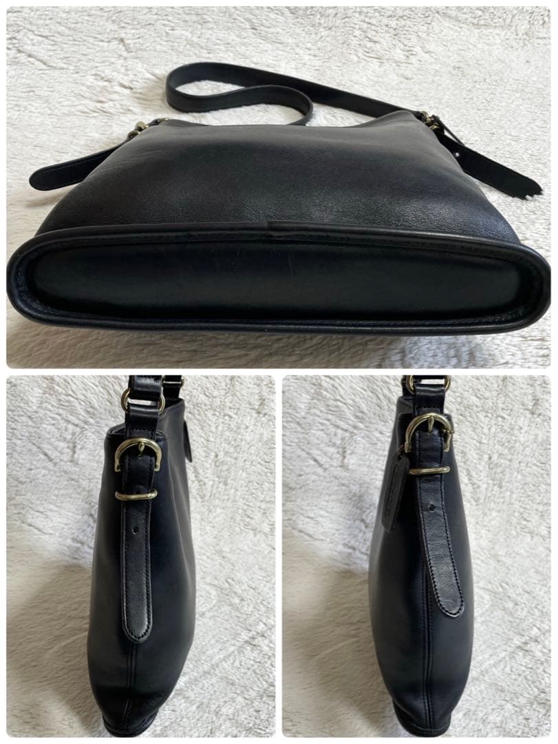 美品 オールドコーチ COACH クロスボディ オールレザー ショルダーバッグ
