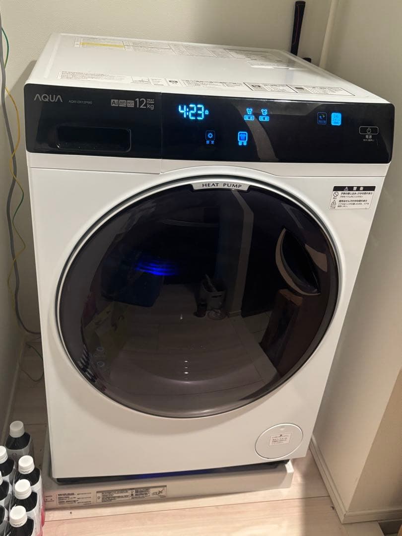 ⭐︎ひのや⭐︎AQUAドラム式洗濯乾燥機 左 12kg AQW-DX12P-L