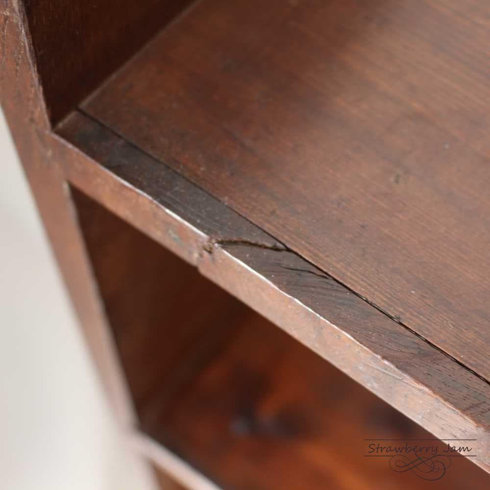 L3310-48 英国アンティーク オーク ウォールシェルフ シェルフ 本棚