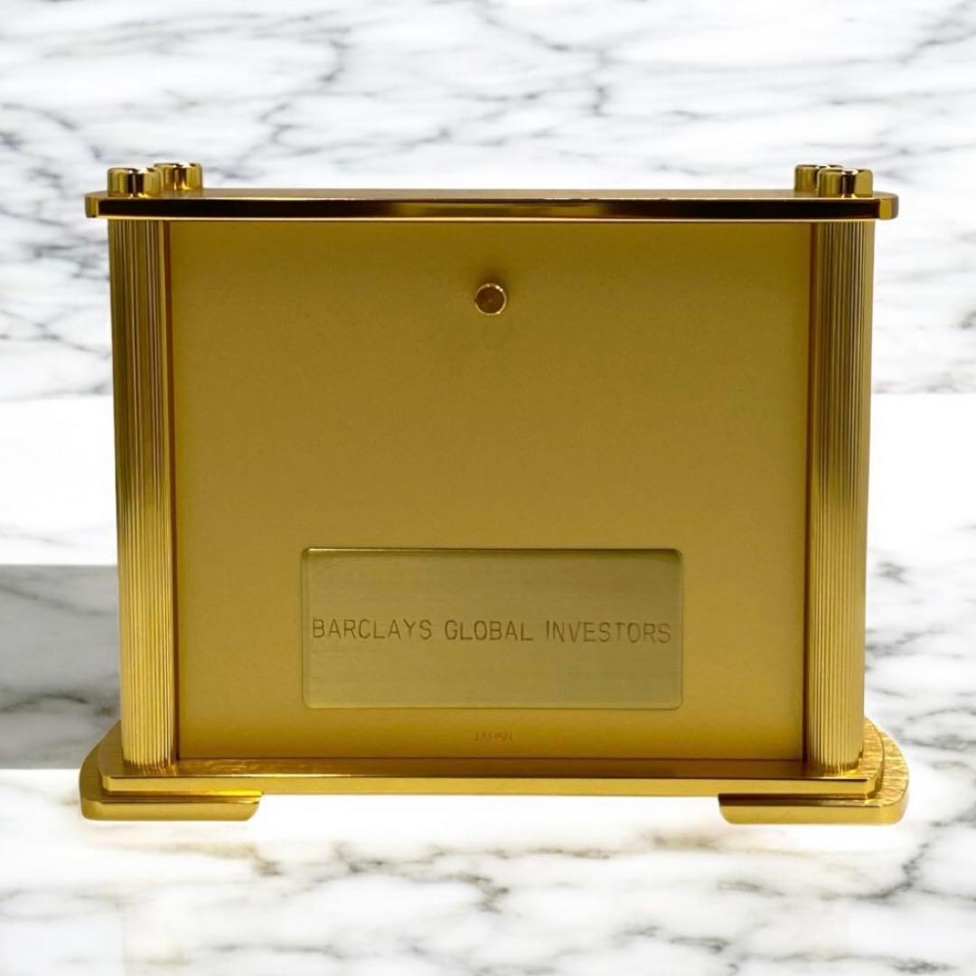 【新品】 銀座和光　置時計　ゴールド　25コ324