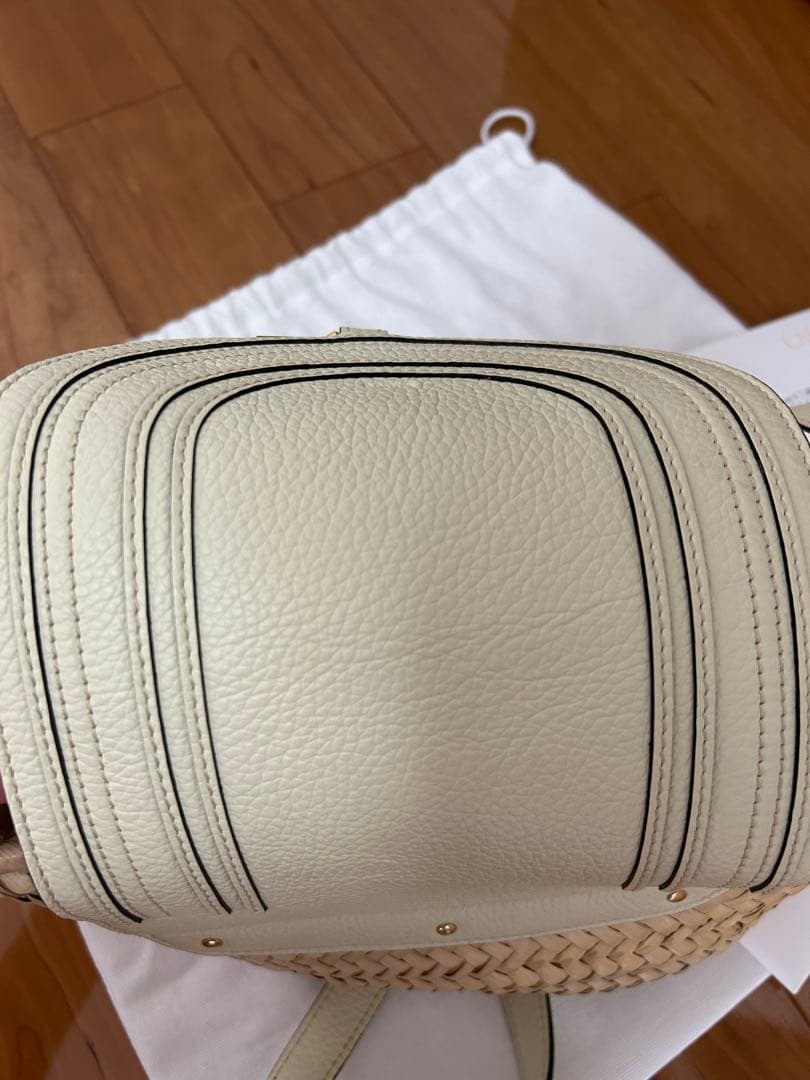 Chloé アイボリー かごバッグ