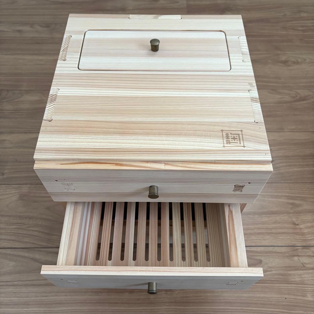 【未使用品】麹箱(麹クリエイター協会)・せいろ・寿司桶ほか　麹作りセット