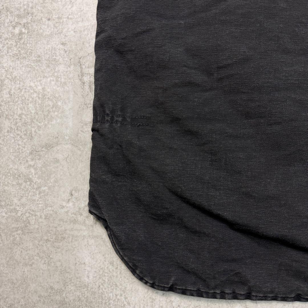 はく様カーハート【L】 USA製90s ダックベスト 腰ゴム フェード 雰囲気◎