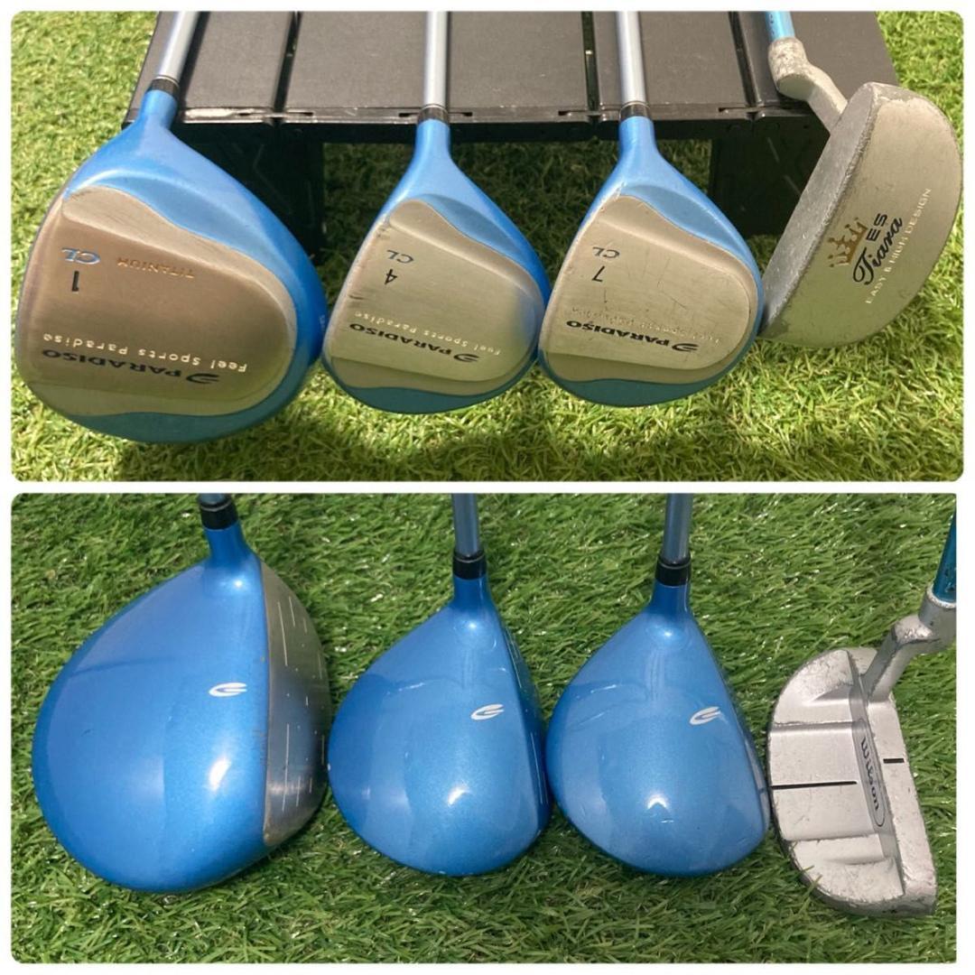 初心者オススメ！ レディース paradiso ゴルフクラブ 9本