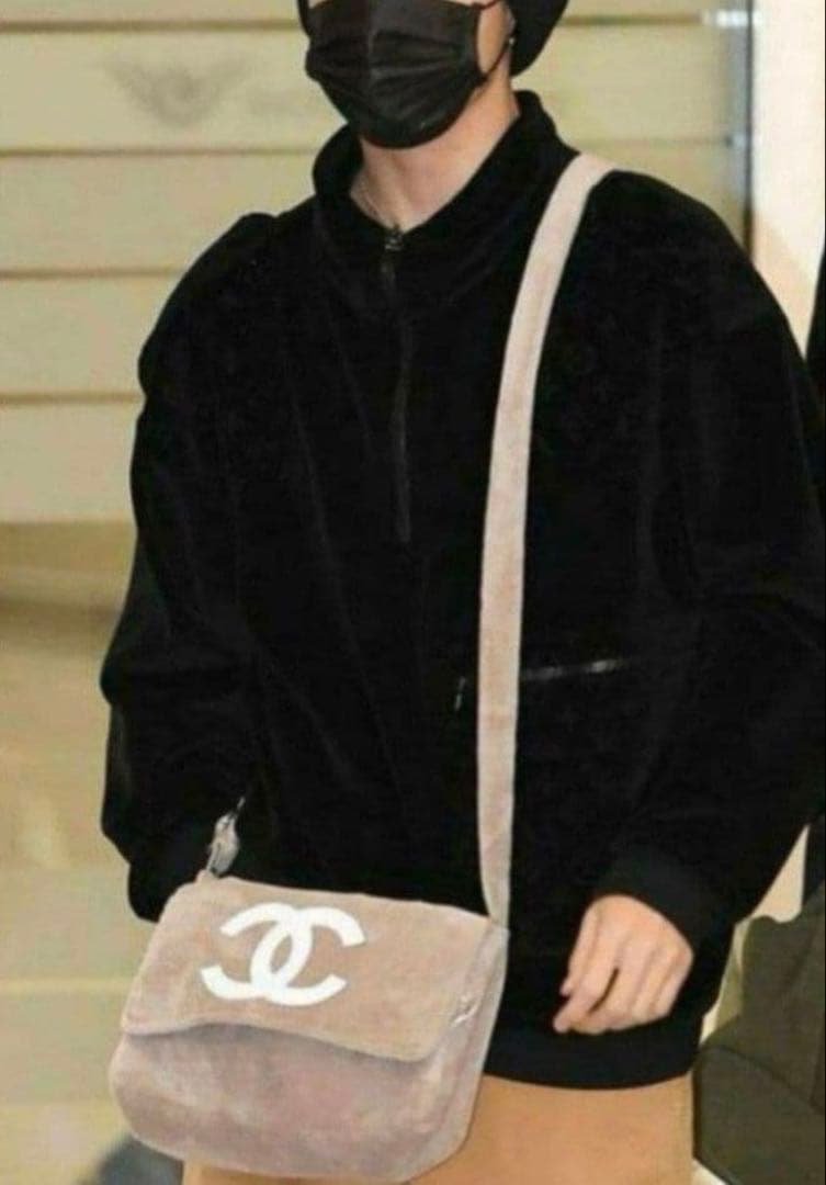 シャネル　ノベルティ　ショルダーバッグ 非売品　ブラック　パイル　バッグ