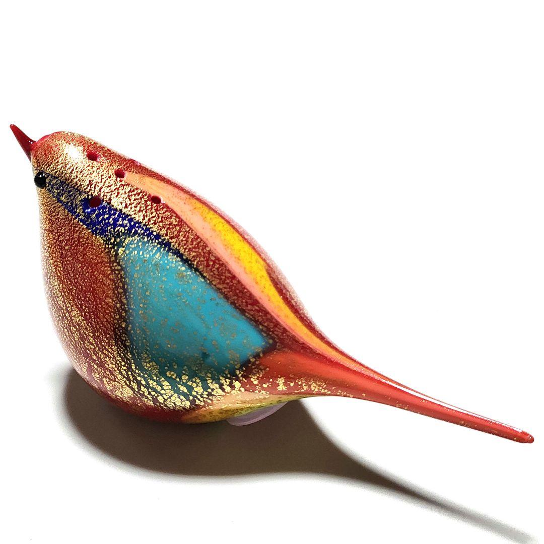 Murano ムラーノガラス 小鳥 塩入れ ベネチアンガラス 現地購入