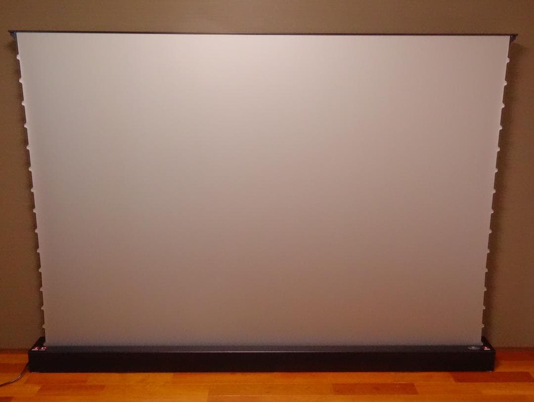 VIVID STORM 100インチ 電動スクリーン 床置き 長焦点 環境光弱化
