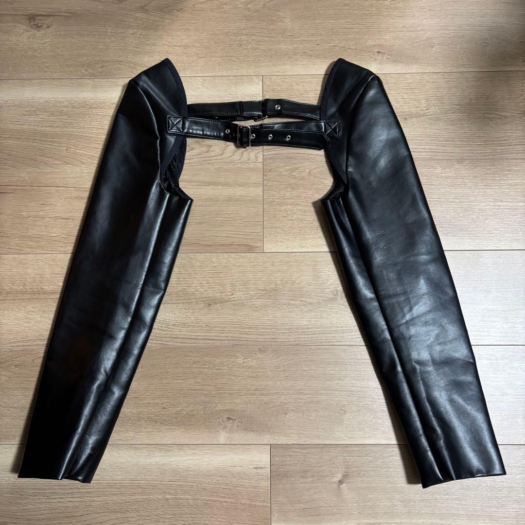 comme des garcons homme plus レザー アームカバー