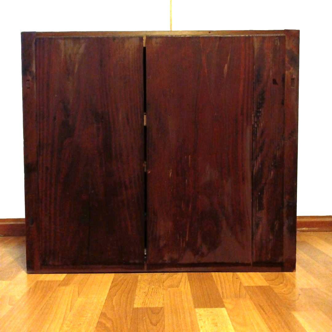 箪笥　渋い水屋 古家具 収納棚 水屋箪笥風