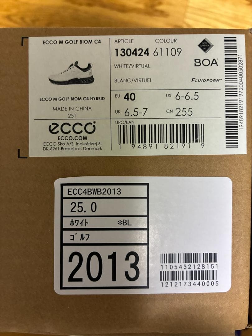 ECCO ゴルフシューズ バイオム C4 ボア BIOM C4 BOA 25cm