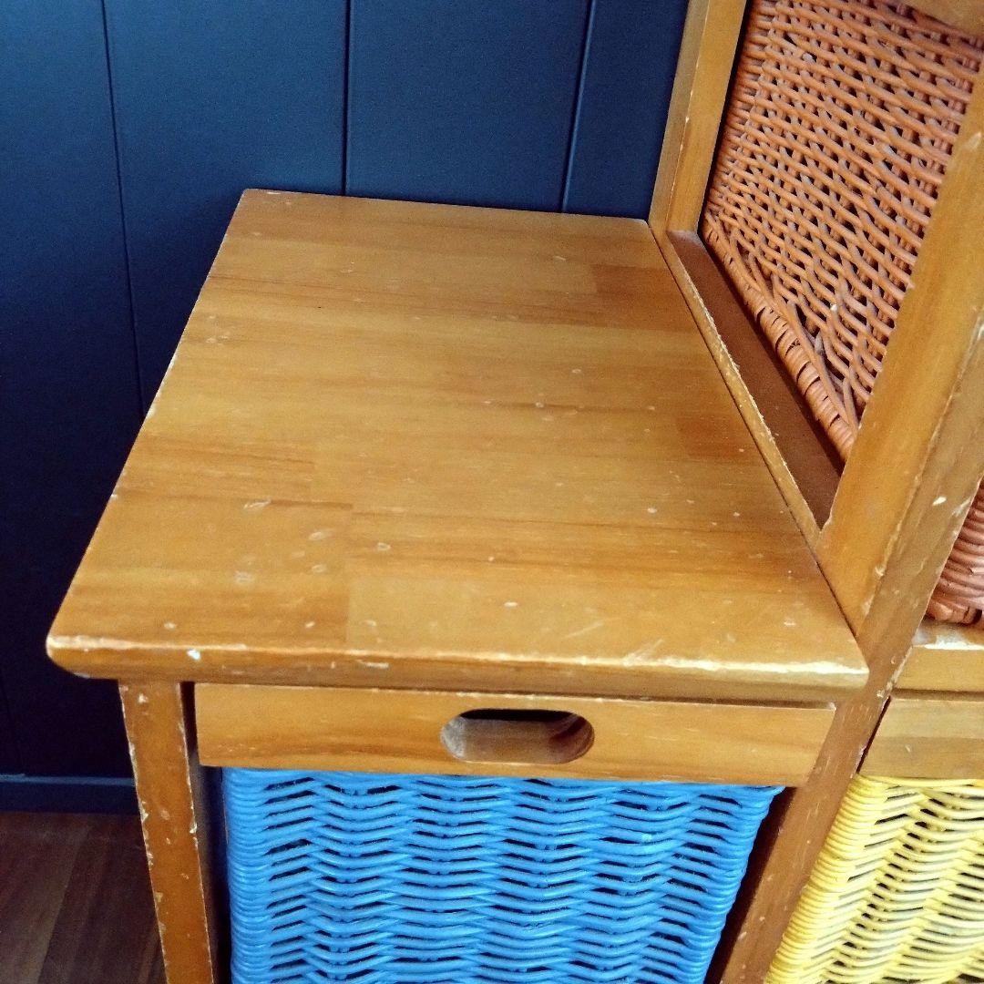 KOIZUMI ラタンチェスト 4段 ラタン 籐家具 コイズミ 家具 小物収納