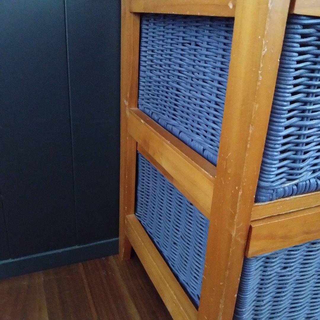 KOIZUMI ラタンチェスト 4段 ラタン 籐家具 コイズミ 家具 小物収納