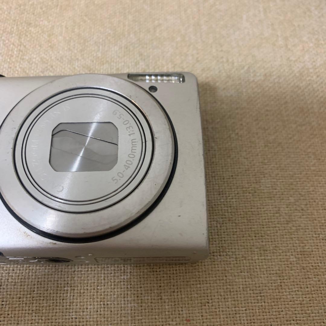 Canon IXY600F シルバー デジカメ　【エモ写真】