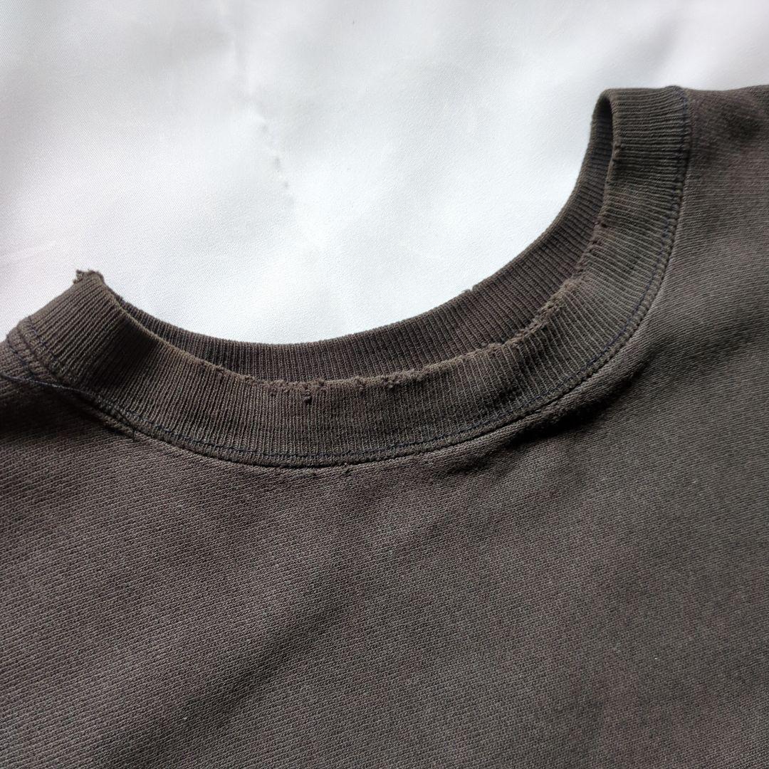 【黒 usa製】チャンピオン スウェット XL フェード ブラック ビンテージ