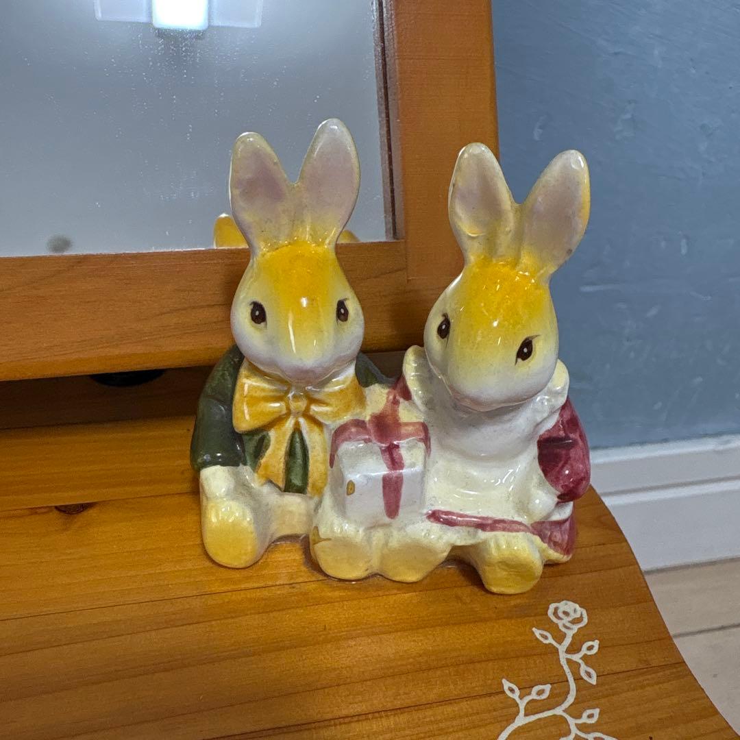Rabbit house ラビットハウス オルゴール 小物入れ メイクボックス