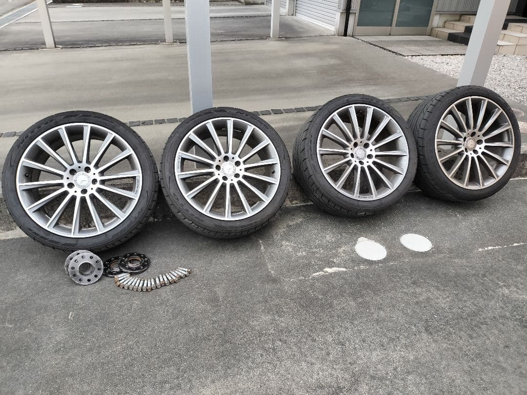 AMG　20インチ スペーサー、ボルト付き　アルミホイールセット タイヤ、