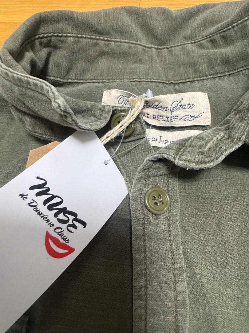 【REMI RELIEF/レミレリーフ】WIDE MILITARY シャツ