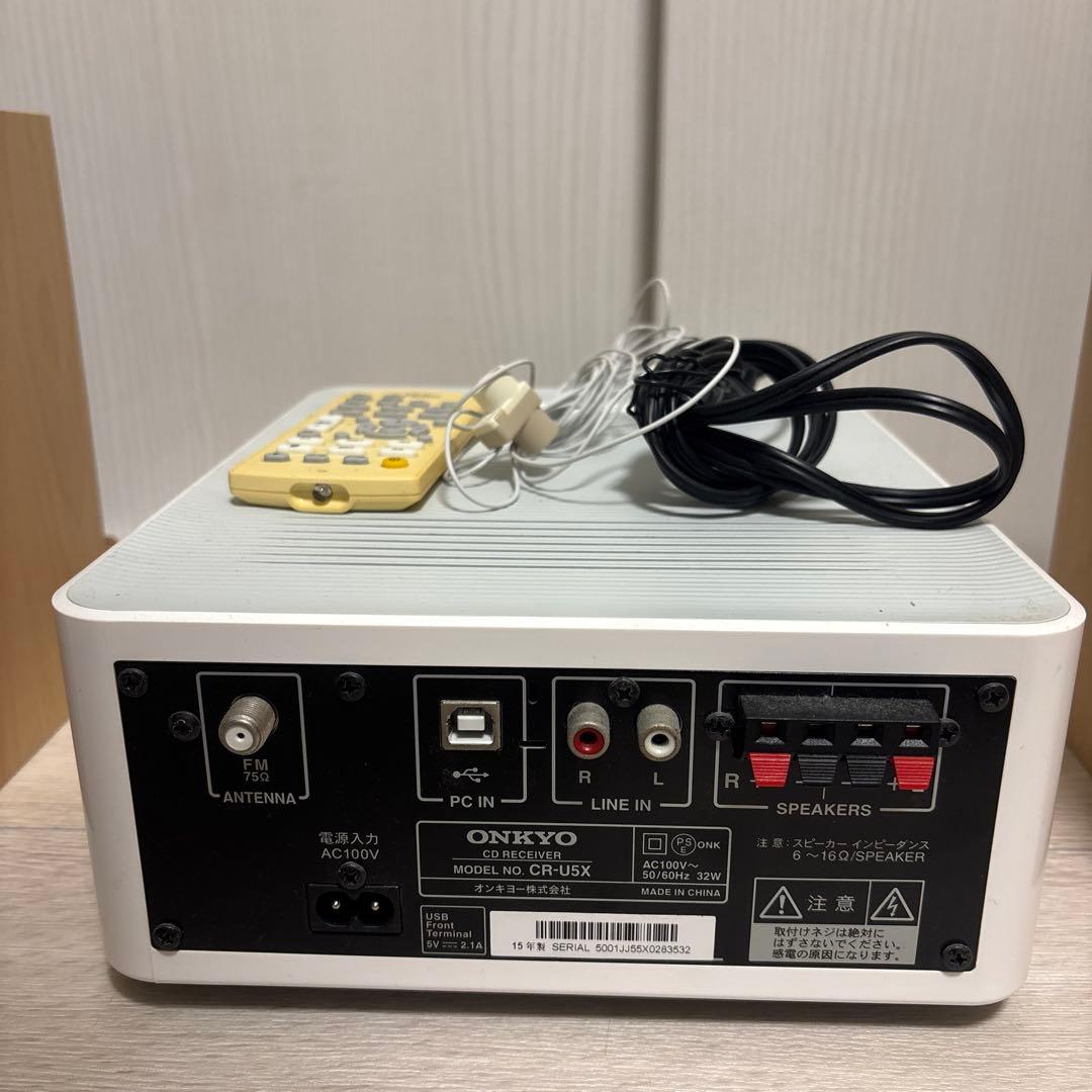 ONKYO Bluetooth対応CDレシーバー CR-U5X ミニコンポ