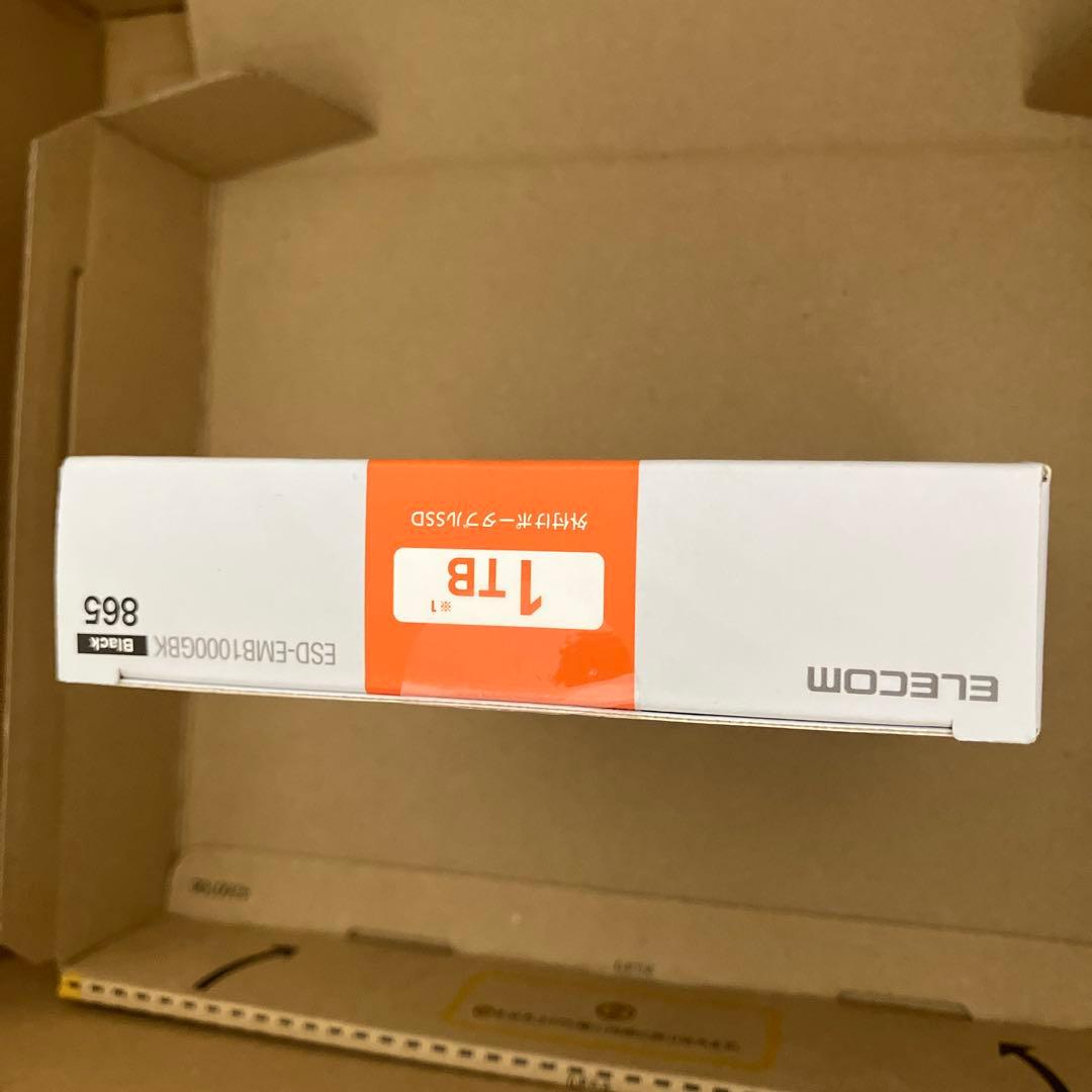 エレコム　SSD　1TB　ESD-EMB1000GBK　読込1000MB/s