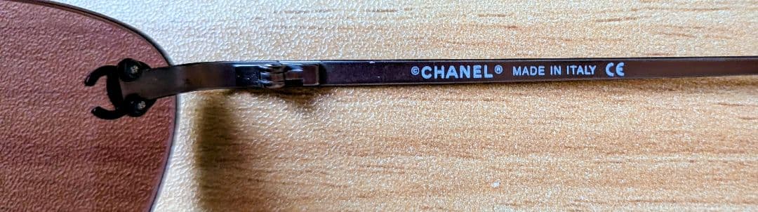 CHANEL ブラウン キャットアイ サングラス