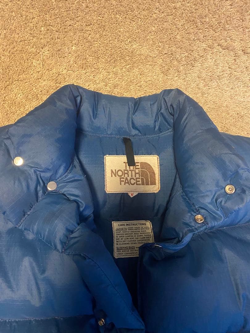 美品70s ノースフェイスTHE NORTH FACE 茶タグ ダウンベスト