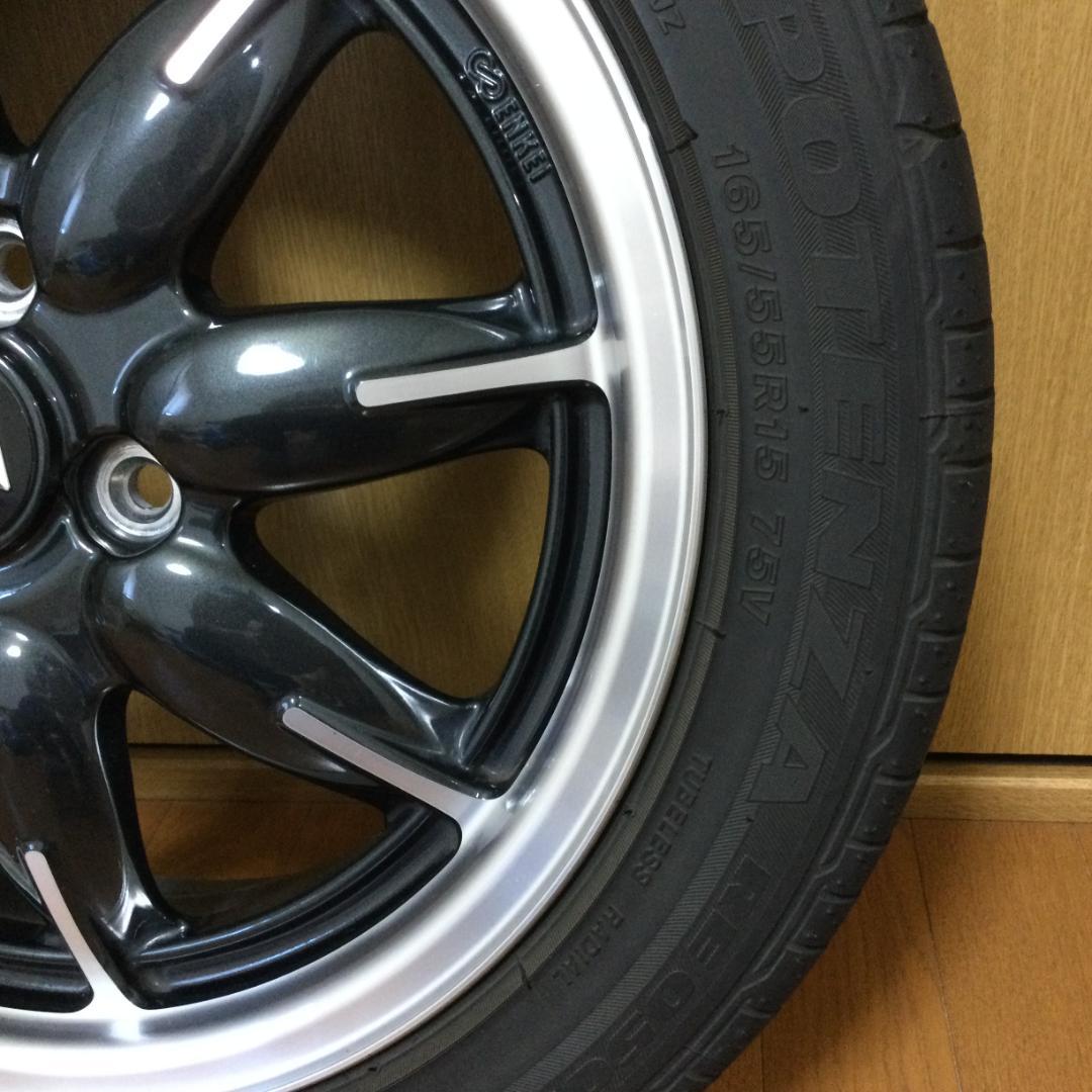 ④アルトターボRS★スズキ純正 165/55R15 75V 1本★中古美品