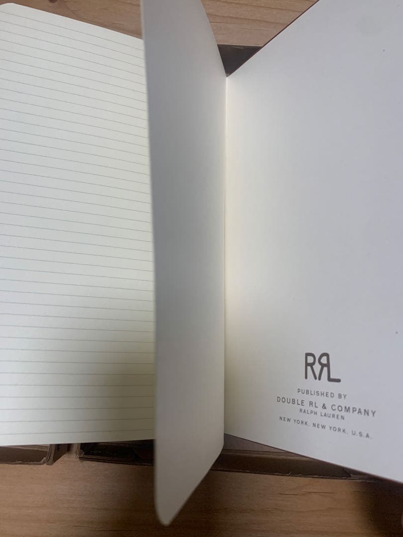 RRL ダブルアールエル　レザーノート　新品未使用　箱・タグ付き　ラルフローレン