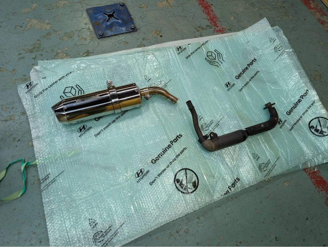 グロム125 jc61 前期　タケガワマフラー