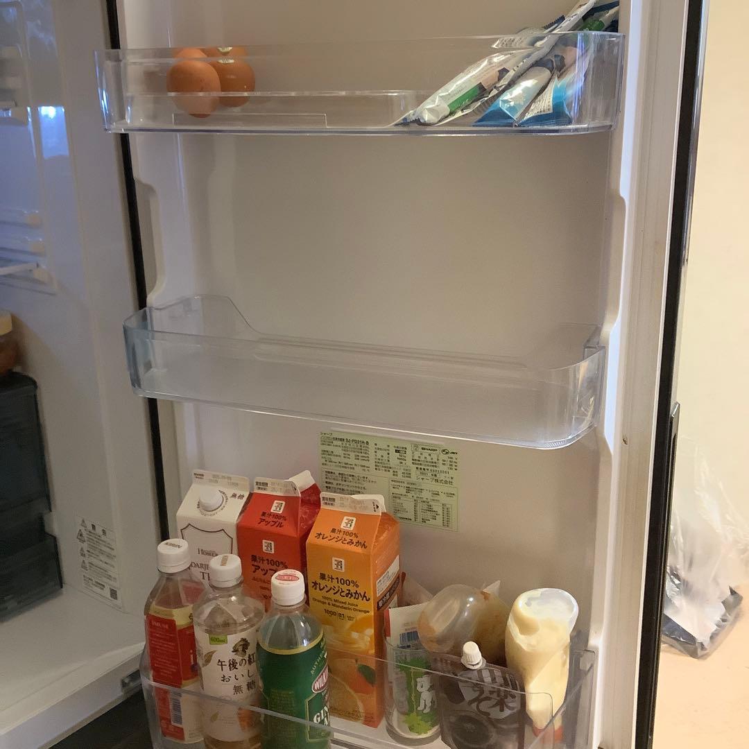 SHARP SJ-PD31H 冷蔵庫　黒