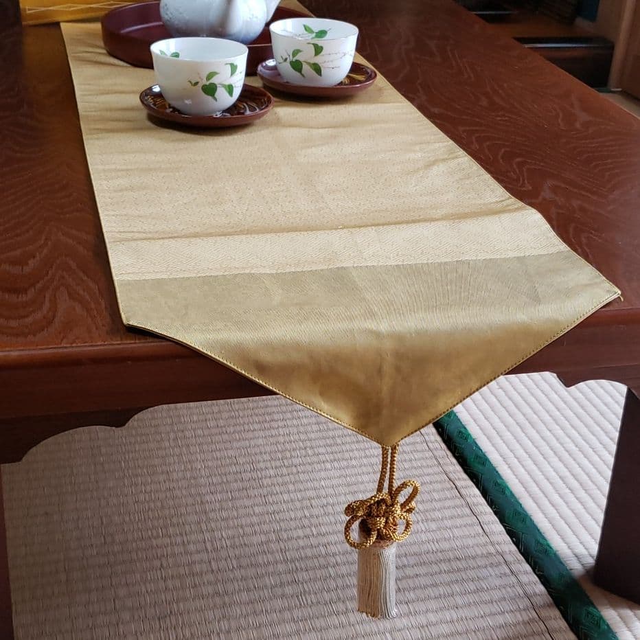 C508、値下‼️帯リメイク、インテリア、高級、テーブルセンター