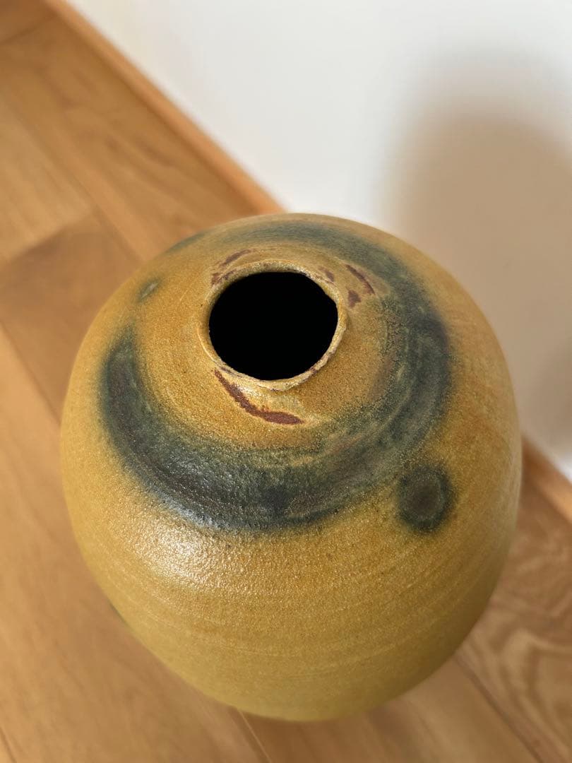 黄瀬戸　花入　林恭助