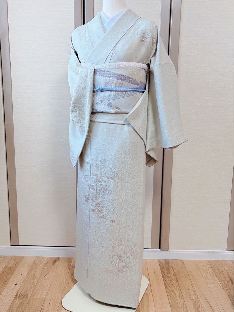 美品　訪問着　フルセット 裄67 スワトウ　卒業式　入学式　結婚式　M S 袋帯